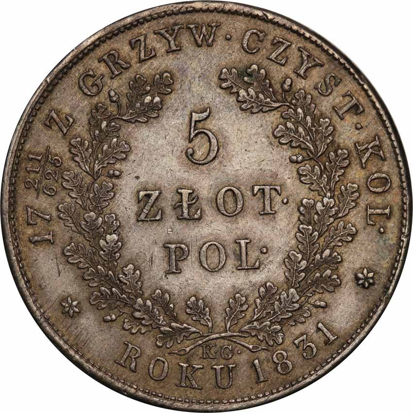 Powstanie Listopadowe. 5 złotych 1831, Warszawa